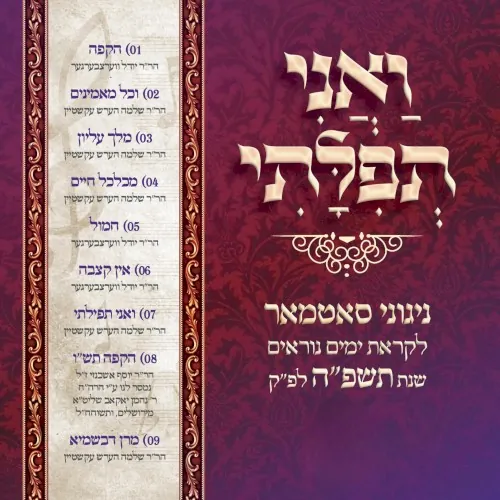 V'ani Tefilasi: Yomim Noraim 5785 cover