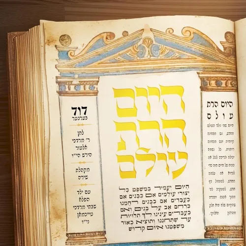 היום הרת עולם cover